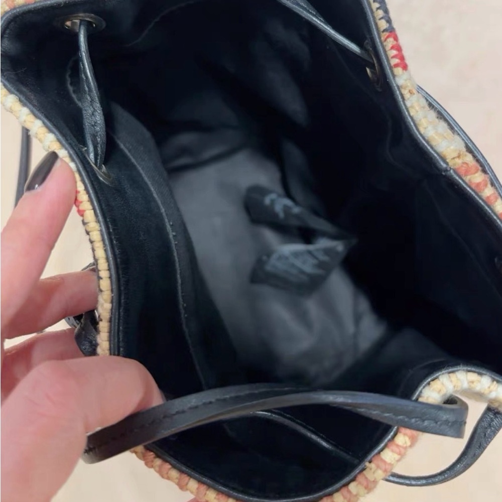 Sandro Raffia Bucket Bag - Picture 4 of 8